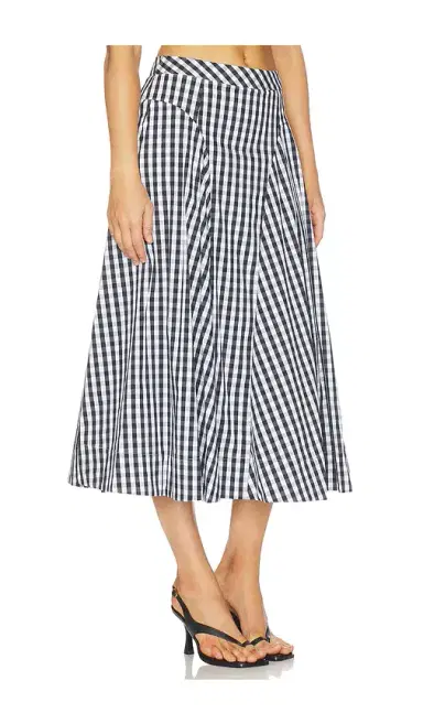 Milly Robin Gingham Midi Skirt | Thumbnail 2 Milly Robin Gingham Midi Skirt | Thumbnail 2