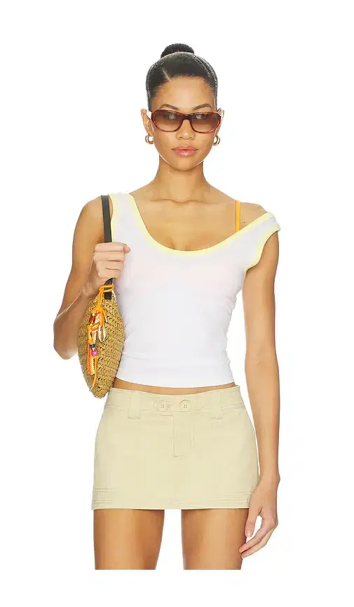 Super Stretch Ringer Tank Top