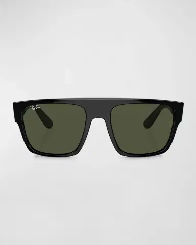 Ray-Ban Men's rb0360s Plastic Oversized Square Sunglasses, 57mm | Thumbnail 3