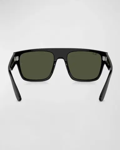 Ray-Ban Men's rb0360s Plastic Oversized Square Sunglasses, 57mm | Thumbnail 4
