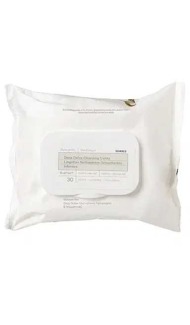 Korres Olympus Tea Deep Detox Cleansing Cloths | Thumbnail 1 Korres Olympus Tea Deep Detox Cleansing Cloths | Thumbnail 1