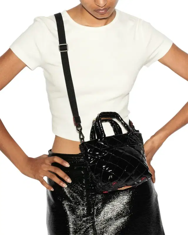 Metro Deluxe Petite Patent Tote Bag