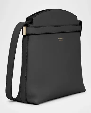 Ferragamo Hug Leather Messenger Crossbody Bag | Thumbnail 3 Ferragamo Hug Leather Messenger Crossbody Bag | Thumbnail 3