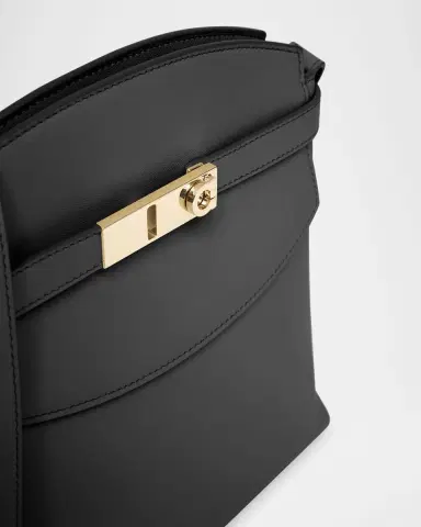 Ferragamo Hug Leather Messenger Crossbody Bag | Thumbnail 5 Ferragamo Hug Leather Messenger Crossbody Bag | Thumbnail 5