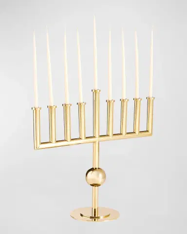 Jonathan Adler Vienna Brass Menorah | Thumbnail 3