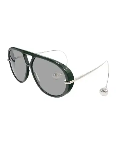 Bottega Veneta Geometric Acetate & Metal Alloy Aviator Sunglasses | Thumbnail 1 Bottega Veneta Geometric Acetate & Metal Alloy Aviator Sunglasses | Thumbnail 1