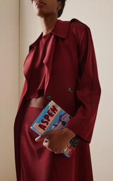 Olympia Le-Tan Aspen Book Clutch | Thumbnail 2