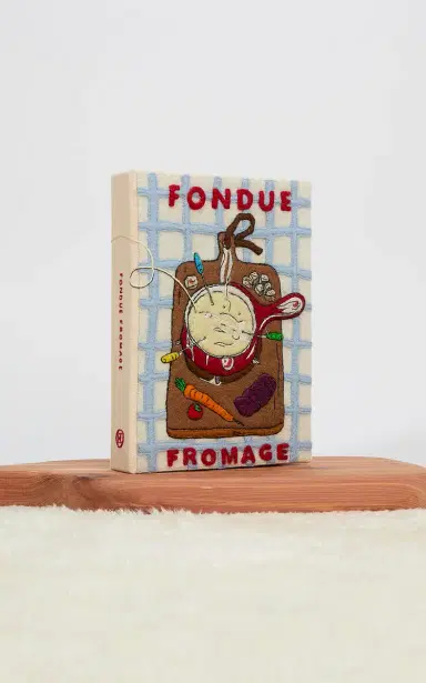 Olympia Le-Tan Fondue Fromage Book Clutch | Thumbnail 4 Olympia Le-Tan Fondue Fromage Book Clutch | Thumbnail 4