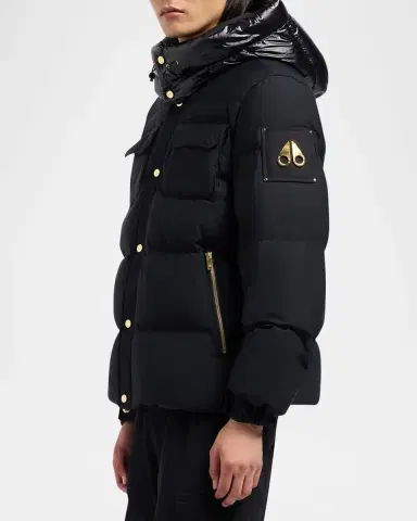 Moose Knuckles Men's Suthep Gold Puffer Jacket | Thumbnail 4