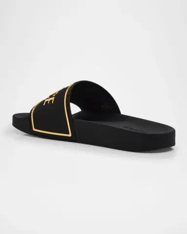 Versace Men's Logo Slide Sandals | Thumbnail 4
