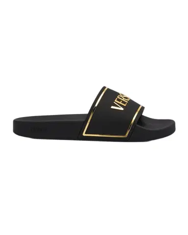 Versace Men's Logo Slide Sandals | Thumbnail 1