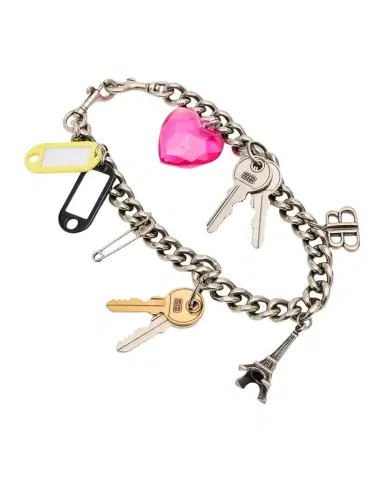 Balenciaga Small Souvenir Keyring | Thumbnail 1 Balenciaga Small Souvenir Keyring | Thumbnail 1