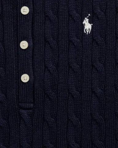 Polo Ralph Lauren Girl 's Cable Knit Sweater Dress | Thumbnail 3