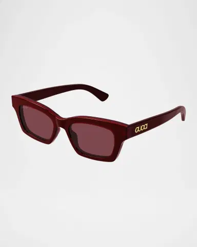 Gucci Logo Rectangular Cat-Eye Sunglasses | Thumbnail 3 Gucci Logo Rectangular Cat-Eye Sunglasses | Thumbnail 3