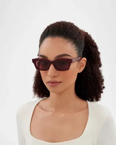 Gucci Logo Rectangular Cat-Eye Sunglasses | Thumbnail 4 Gucci Logo Rectangular Cat-Eye Sunglasses | Thumbnail 4