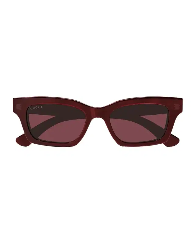 Gucci Logo Rectangular Cat-Eye Sunglasses