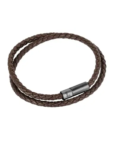 Tateossian Men 's Pop Rigato Leather Bracelet | Thumbnail 1
