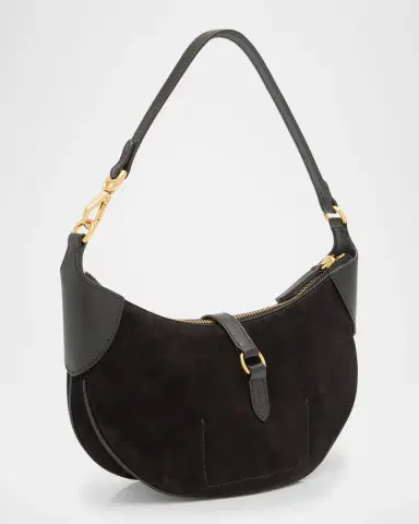 Polo Ralph Lauren Polo ID Suede Mini Shoulder Bag | Thumbnail 3 Polo Ralph Lauren Polo ID Suede Mini Shoulder Bag | Thumbnail 3