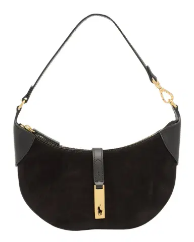 Polo Ralph Lauren Polo ID Suede Mini Shoulder Bag | Thumbnail 1 Polo Ralph Lauren Polo ID Suede Mini Shoulder Bag | Thumbnail 1