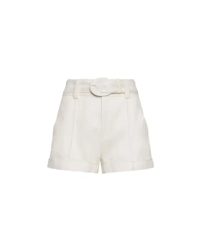 Cinq à Sept Aldi Belted Wide-Leg Linen Shorts