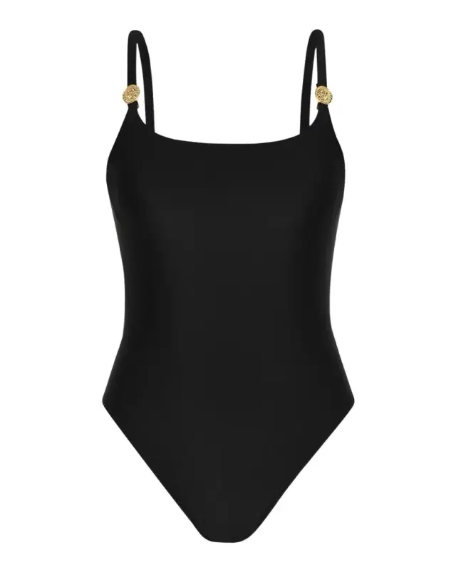 Remi Solid Basic One-Piece Swimsuit