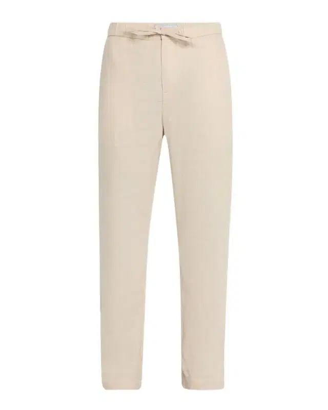 Frescobol Carioca Men 's Oscar Linen and Cotton Drawstring Chino Trousers