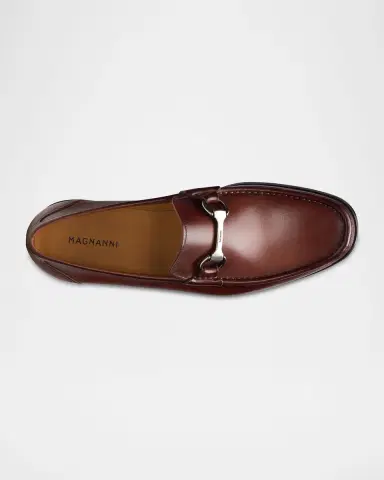 Magnanni Men 's Gentry Calf Leather Bit Loafers | Thumbnail 5 Magnanni Men 's Gentry Calf Leather Bit Loafers | Thumbnail 5
