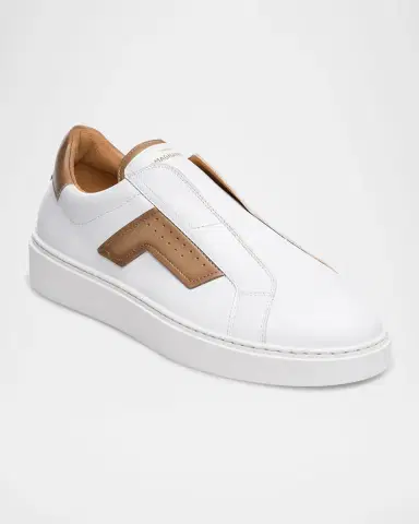 Magnanni Men's Phoenix Leather Slip-On Sneakers | Thumbnail 3 Magnanni Men's Phoenix Leather Slip-On Sneakers | Thumbnail 3