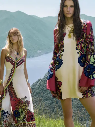 La DoubleJ Crêpe De Chine Turn Around Dress | Thumbnail 3