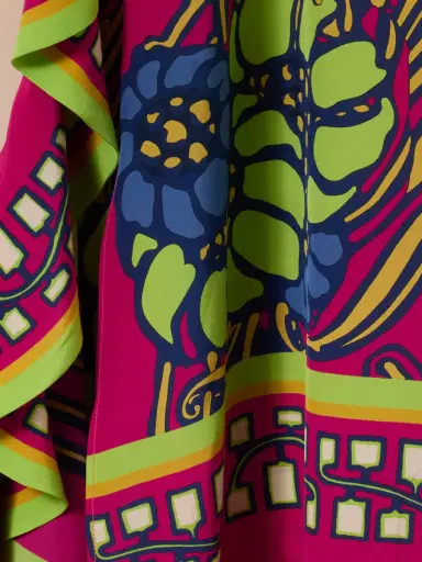 La DoubleJ Crêpe De Chine Turn Around Dress | Thumbnail 6
