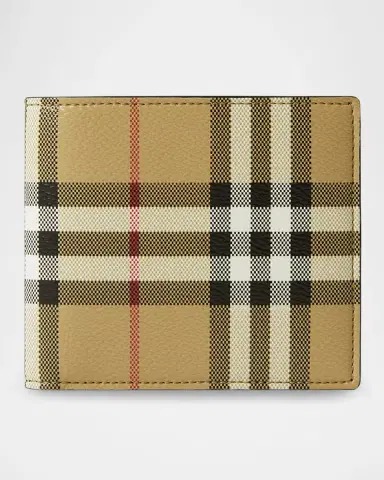 Burberry Men's Vintage Check Bifold Wallet | Thumbnail 2 Burberry Men's Vintage Check Bifold Wallet | Thumbnail 2