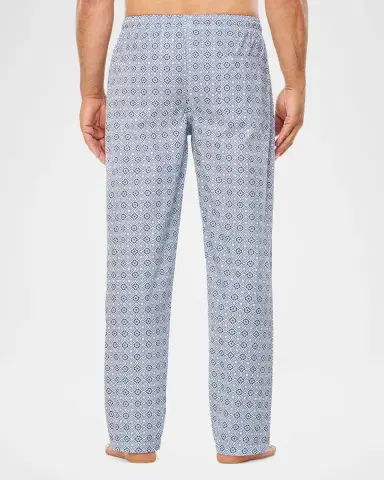 Majestic International Men's Cotton Grecian-Print Lounge Pants | Thumbnail 3 Majestic International Men's Cotton Grecian-Print Lounge Pants | Thumbnail 3