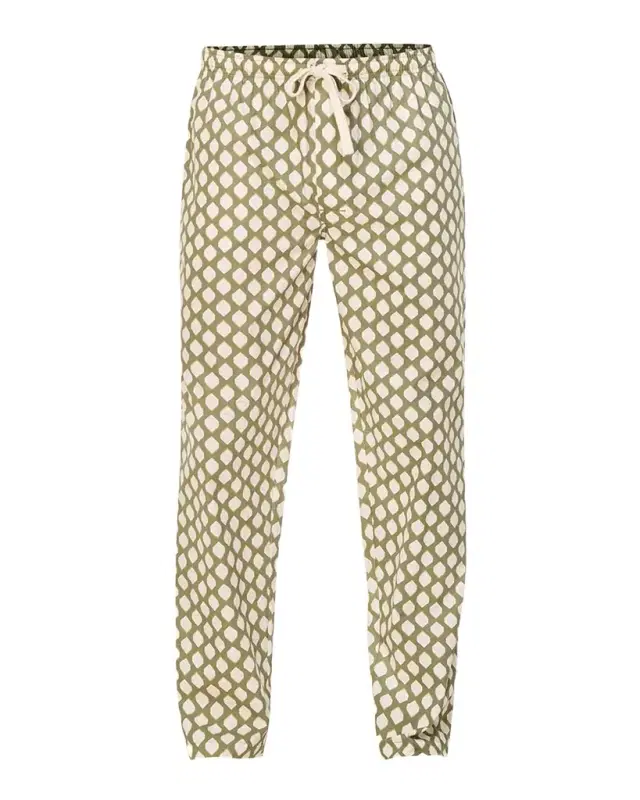 Men 's Cotton Mid-Century Geometric Lounge Pants
