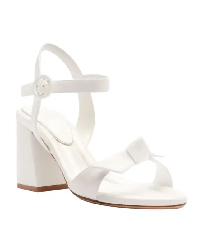 Clarita Flare Leather Bridal Sandals