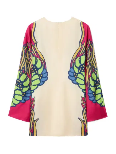 La DoubleJ Silk Twill Mini Supreme Swing Dress | Thumbnail 2