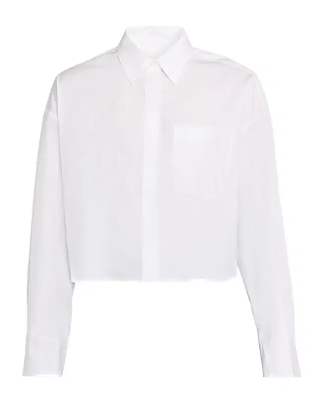 rag & bone Marin Cropped Cotton Shirt