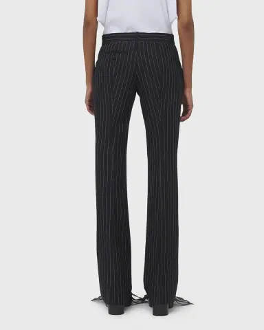 Alexander McQueen High-Rise Pinstripe Flared Trousers | Thumbnail 3
