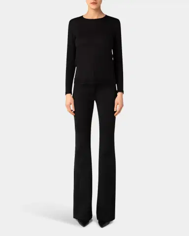 Akris Fine Gauge Cashmere Silk Sweater | Thumbnail 2 Akris Fine Gauge Cashmere Silk Sweater | Thumbnail 2