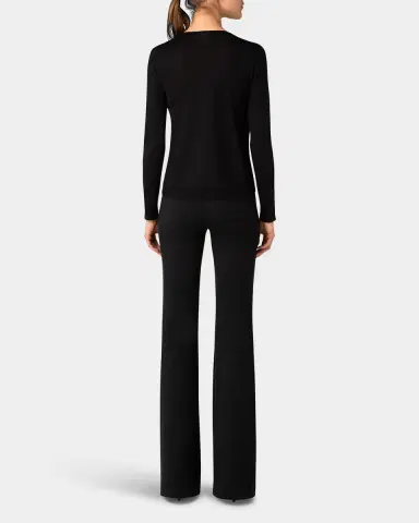 Akris Fine Gauge Cashmere Silk Sweater | Thumbnail 3 Akris Fine Gauge Cashmere Silk Sweater | Thumbnail 3