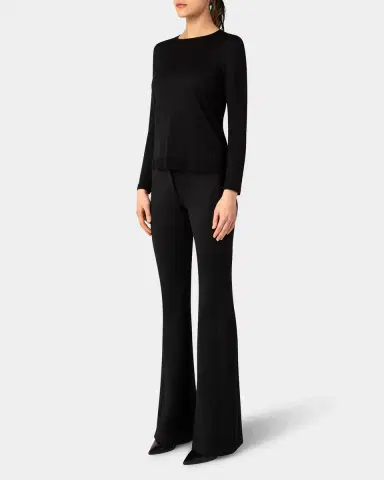 Akris Fine Gauge Cashmere Silk Sweater | Thumbnail 4 Akris Fine Gauge Cashmere Silk Sweater | Thumbnail 4
