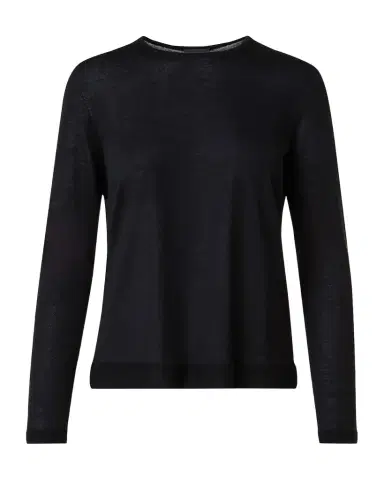 Akris Fine Gauge Cashmere Silk Sweater | Thumbnail 1 Akris Fine Gauge Cashmere Silk Sweater | Thumbnail 1