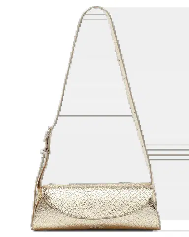 Jil Sander Cannolo Small Laminated Leather Shoulder Bag | Thumbnail 2 Jil Sander Cannolo Small Laminated Leather Shoulder Bag | Thumbnail 2