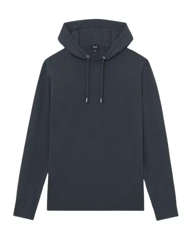 Reiss Men 's Merino Wool Drawstring Hoodie | Thumbnail 1 Reiss Men 's Merino Wool Drawstring Hoodie | Thumbnail 1