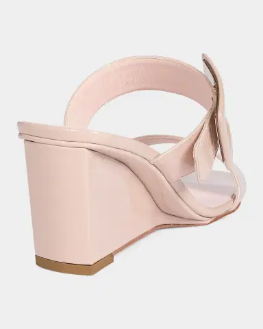 Roger Vivier 60mm Belle Vivier Patent Leather Wedge Mule Sandals | Thumbnail 2