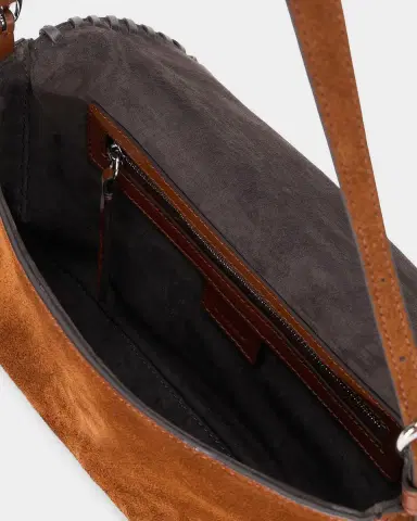 STAUD Harlow Whipstitch Suede Shoulder Bag | Thumbnail 3 STAUD Harlow Whipstitch Suede Shoulder Bag | Thumbnail 3
