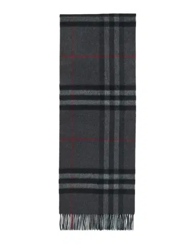 Burberry Men's Classic Check Cashmere Fringe Scarf | Thumbnail 1