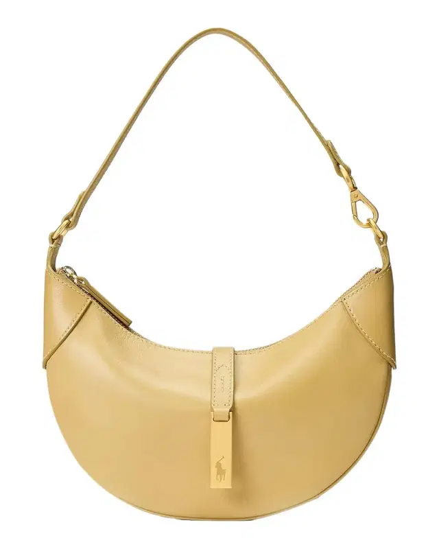 Polo Ralph Lauren Polo ID Leather Shoulder Bag