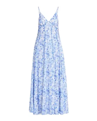 Rosie Assoulin Watercolor Floral-Print Piped Cami Maxi Dress | Thumbnail 1 Rosie Assoulin Watercolor Floral-Print Piped Cami Maxi Dress | Thumbnail 1