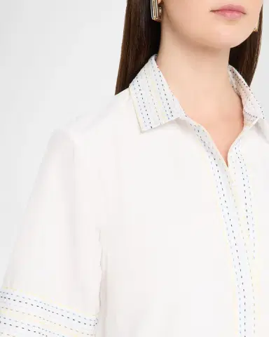 Rosie Assoulin Short-Sleeve Cotton Poplin Maxi Caftan Dress | Thumbnail 5 Rosie Assoulin Short-Sleeve Cotton Poplin Maxi Caftan Dress | Thumbnail 5