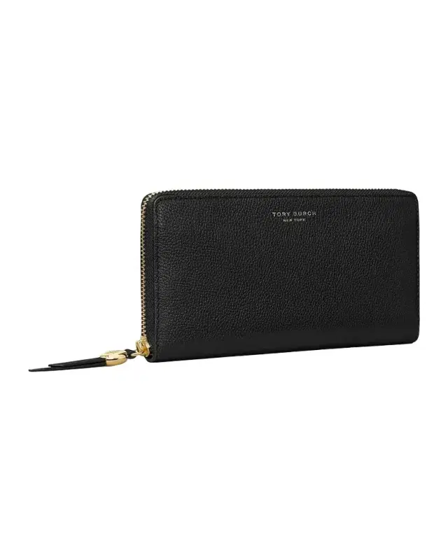 Tory Burch Romy Leather Zip Continental Wallet